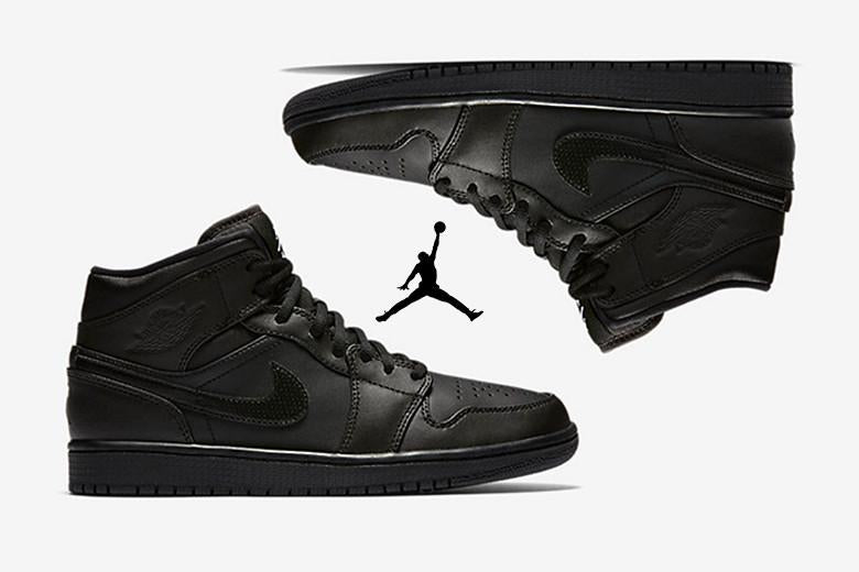 Air Jordan 1 Mid Triple Black Is Coming