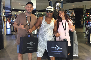 S Club 7's Bradley McIntosh Visits Culture Kings