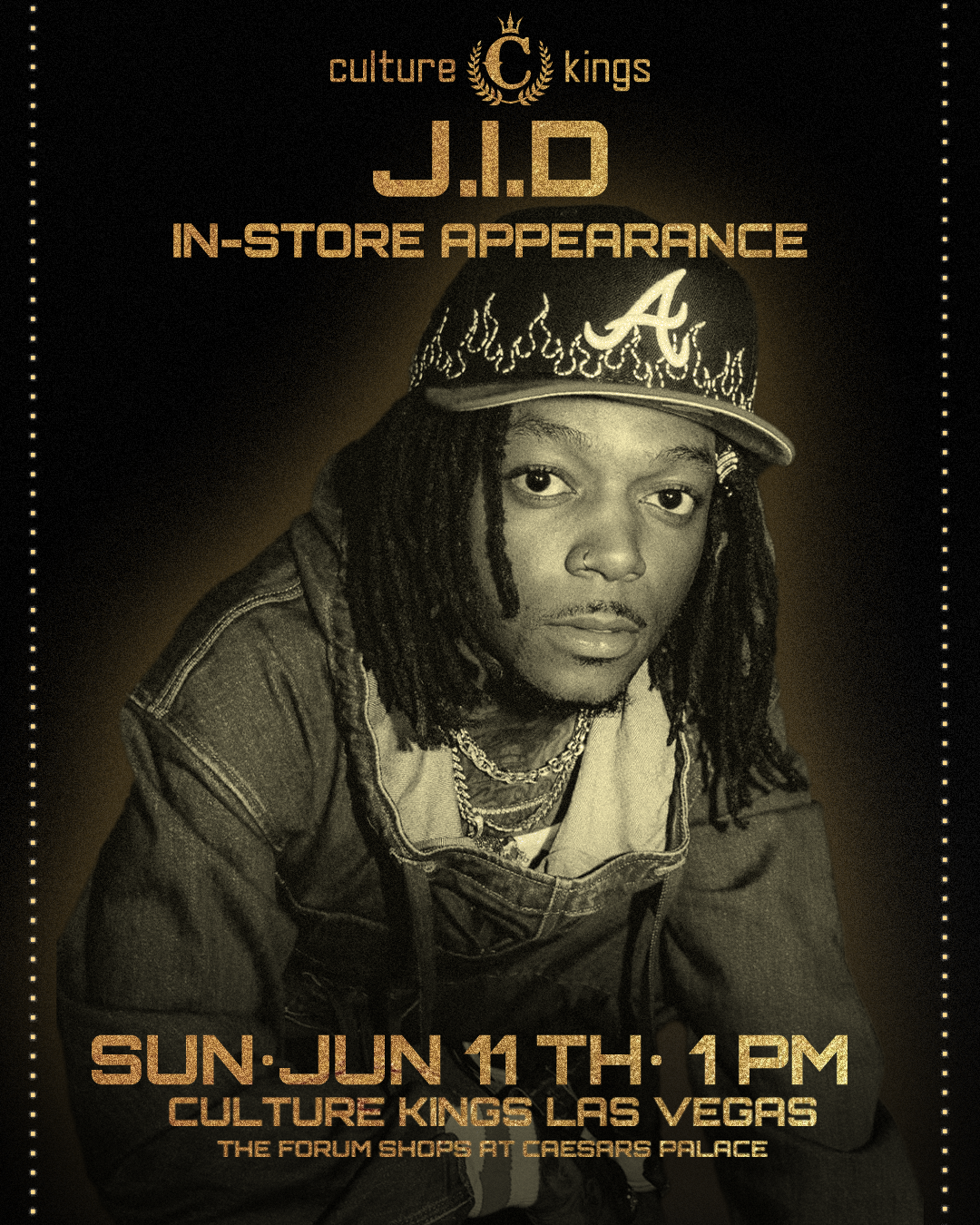 J.I.D TO DROP BY CULTURE KINGS LAS VEGAS!