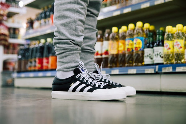 adidas gazelle silver green womens adidas Matchcourt Slip Shoes Core Black / Footwear White / Gum4 – Slam City  Skates main image 0