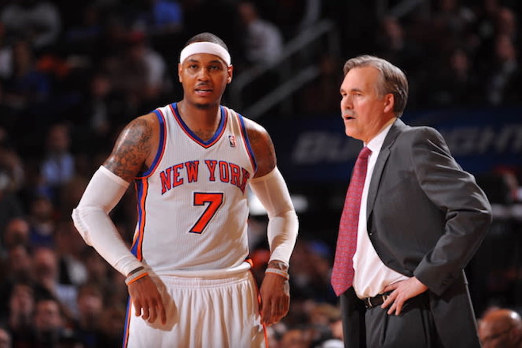 Mike D'Antoni Won't Commit To Carmelo Anthony Starting