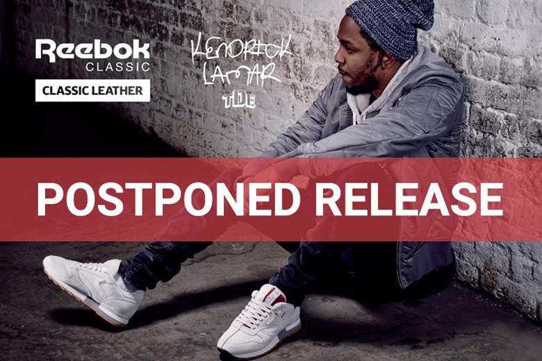 Reebok x Kendrick Lamar CL Leather Release Postponed