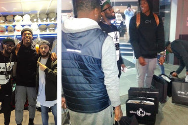 NFL Quarterback Cam Newton at Culture Kings Melbourne