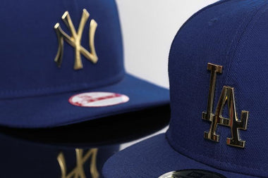 New Era 2015 Metal Badge Snapbacks Blue/Gold