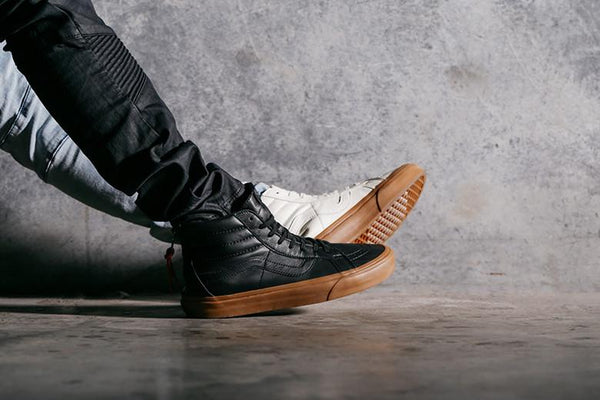 Vans Sk8 Hi Reissue Zip Black & White