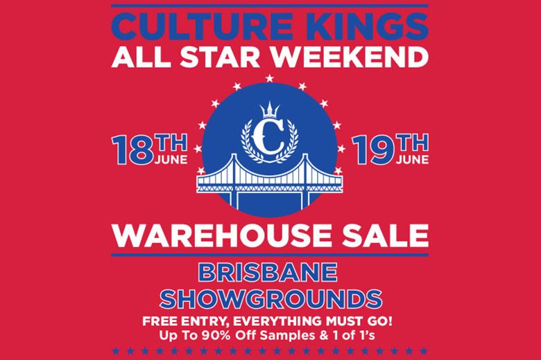 Culture Kings All Star Weekend Sale At Brisbane Showgrounds (John Reid Pavilion)