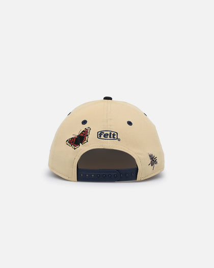 New Era X Felt Detroit Tigers 9FIFTY Snapback Vegas Gold