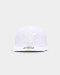 New Era Chicago Bulls 'White On White' 59FIFTY Fitted White/White