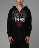 Loiter Drop Out Zip Hoodie Black