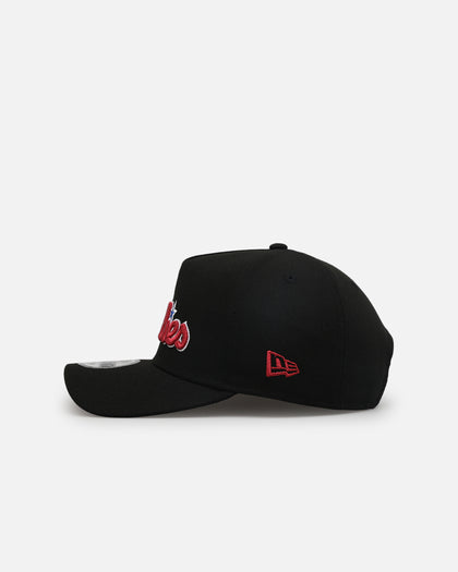 New Era Philadelphia Phillies 'Metallic Wordmark' 9FORTY A-Frame Snapback Black