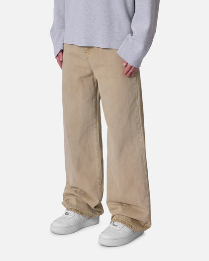 MNML V733 All Washed Up Denim Jeans Tan
