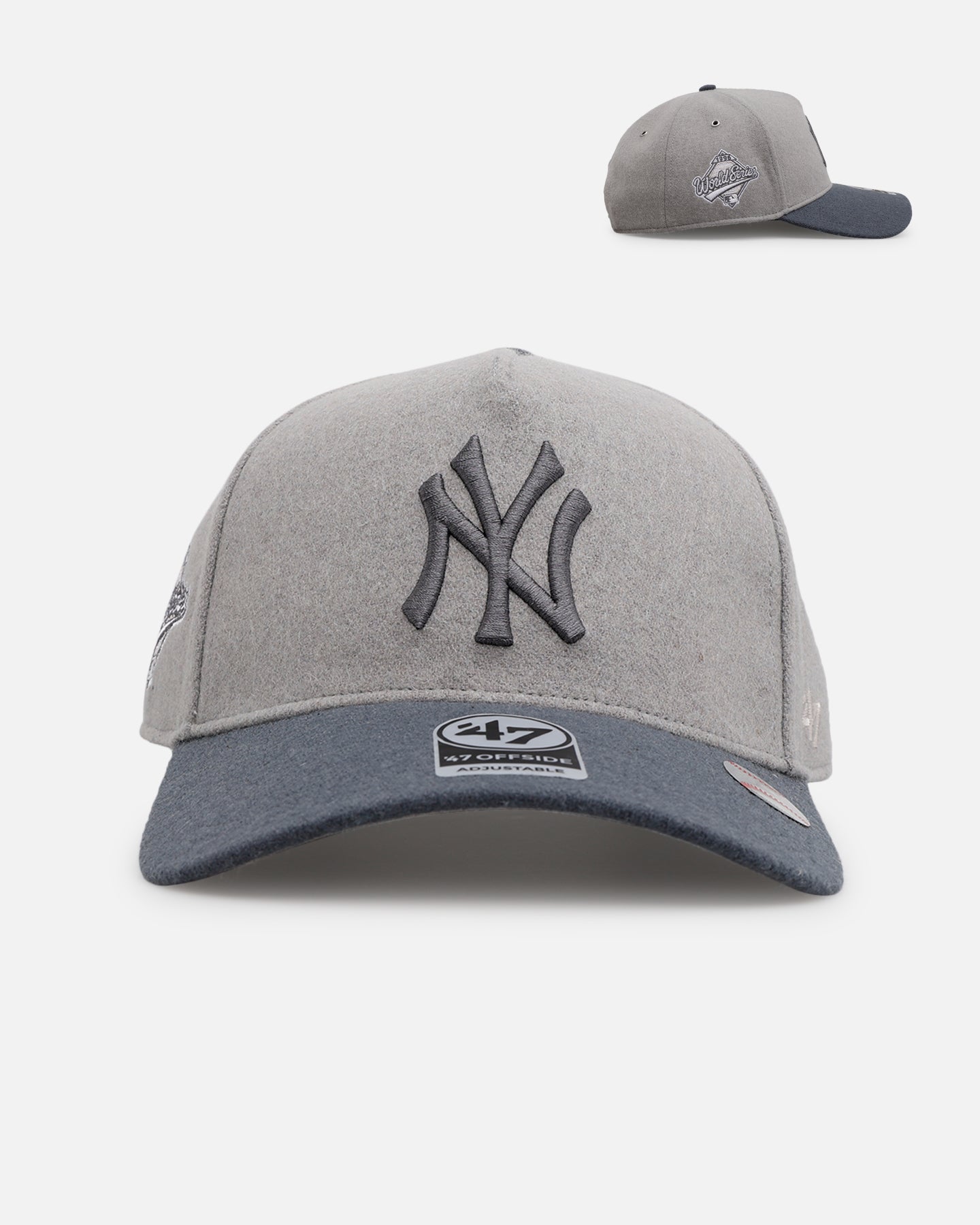 openyy キャップ グレー 47 Brand New York Yankees 'Shades Of Gray' 47 Offside Snapback