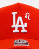 47 Brand Los Angeles Dodgers 'Zodiac' Leo 47 Offside Snapback Orange