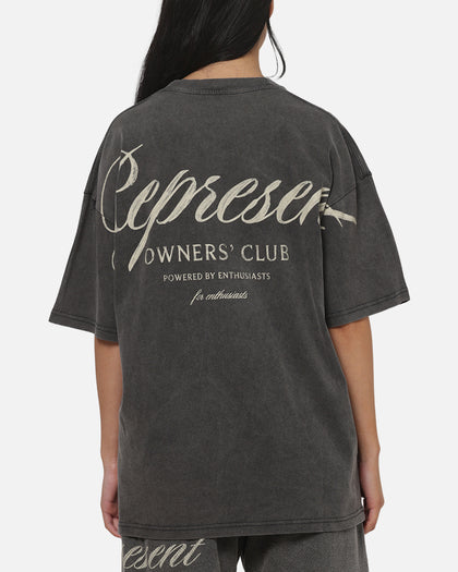 Represent Owners Club Script T-Shirt Vintage Grey