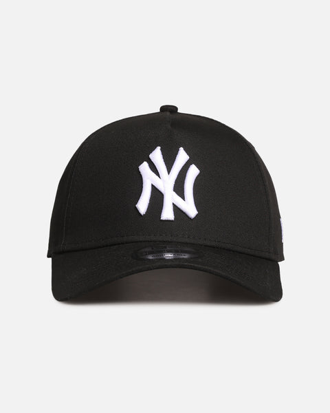 New Era Yankees 9FORTY A-Frame Snapback Black/White | Culture Kings US