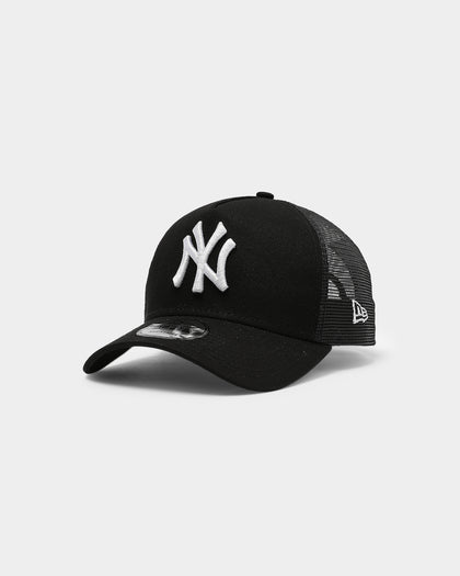 New Era New York Yankees 9FORTY A-Frame Trucker Black