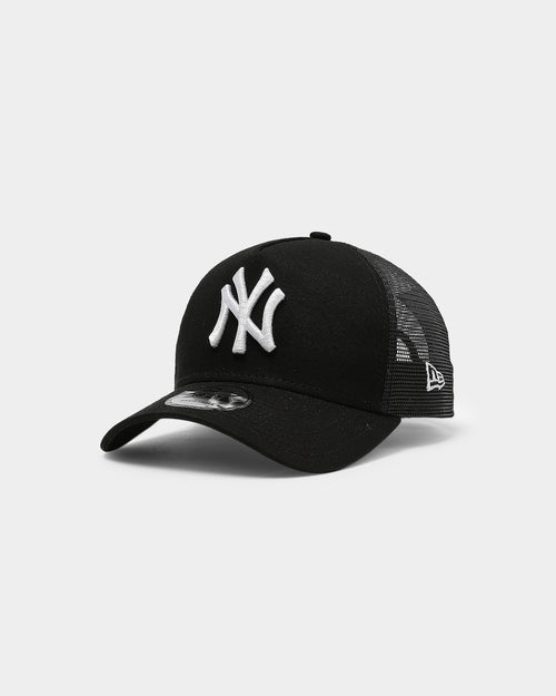 New Era New York Yankees 9FORTY A-Frame Trucker Black