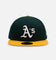 New Era Oakland Athletics 'Core Fitteds' 59FIFTY Fitted Green/Yellow/OTC