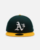 New Era Oakland Athletics 'Core Fitteds' 59FIFTY Fitted Green/Yellow/OTC