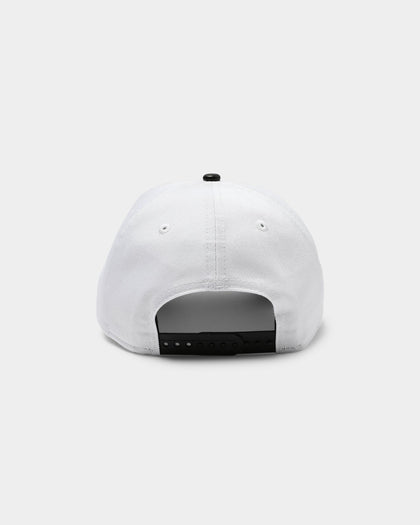 New Era Las Vegas Raiders PU Leather 9FORTY A-Frame Snapback White/Black