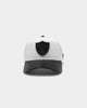 New Era Las Vegas Raiders PU Leather 9FORTY A-Frame Snapback White/Black