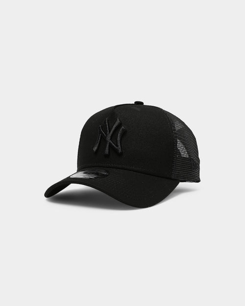 New Era New York Yankees 9FORTY A-Frame Trucker Black/Black