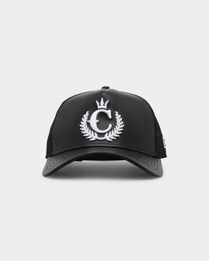 New Era x Culture Kings 9FORTY A-Frame Trucker Snapback Black/White