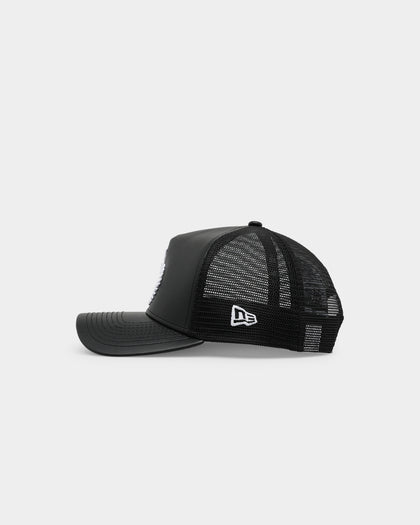New Era x Culture Kings 9FORTY A-Frame Trucker Snapback Black/White