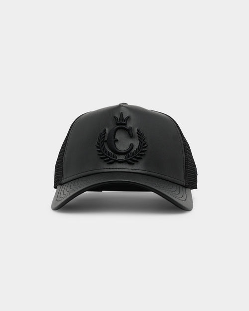 New Era x Culture Kings 9FORTY A-Frame Trucker Snapback Black