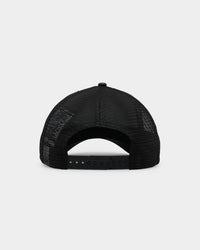 New Era x Culture Kings 9FORTY A-Frame Trucker Snapback Black