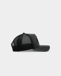 New Era x Culture Kings 9FORTY A-Frame Trucker Snapback Black