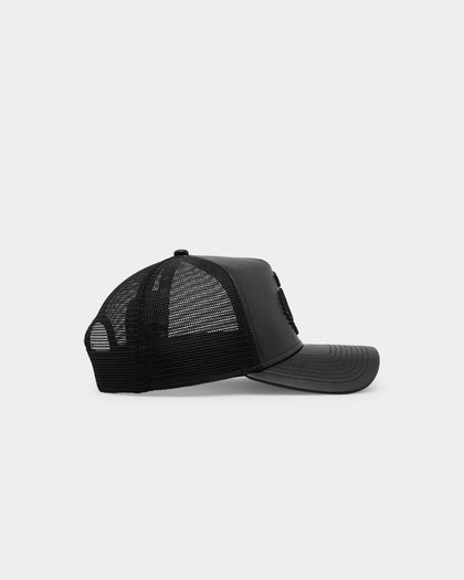 New Era x Culture Kings 9FORTY A-Frame Trucker Snapback Black