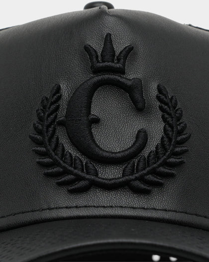 New Era x Culture Kings 9FORTY A-Frame Trucker Snapback Black