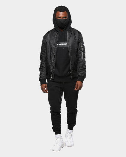 Carré Meshed Face Mask Black