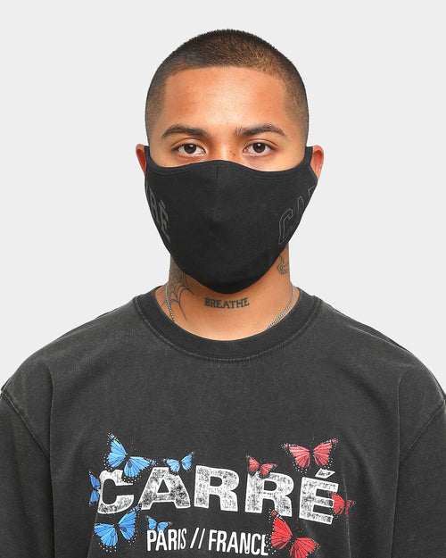 Carré Enorme Face Mask Black/Black