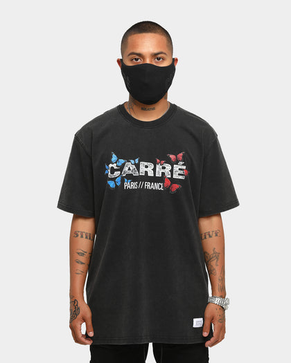 Carré Enorme Face Mask Black/Black
