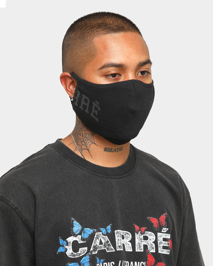 Carré Enorme Face Mask Black/Black