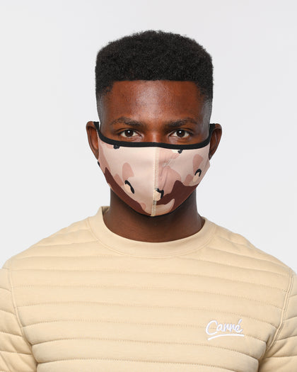 Carré Neoprene Face Mask Desert Camo