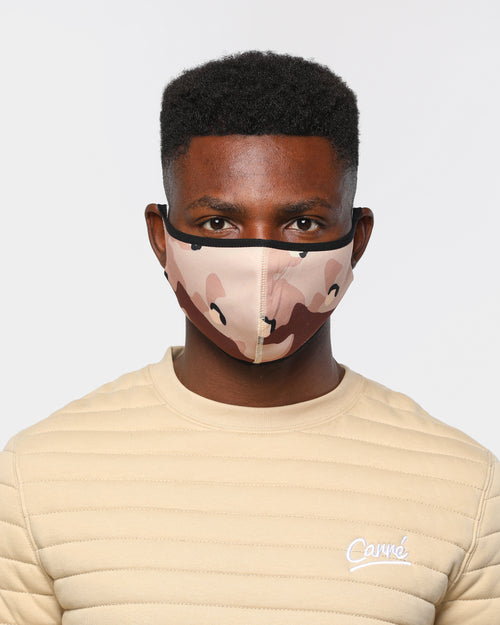 Carré Neoprene Face Mask Desert Camo