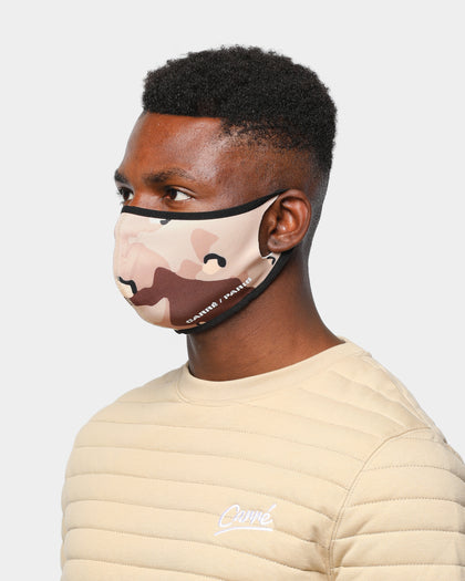 Carré Neoprene Face Mask Desert Camo