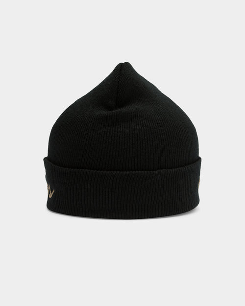 Culture Kings Classic Script Beanie Black/Gold