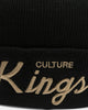 Culture Kings Classic Script Beanie Black/Gold
