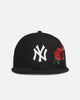 New Era New York Yankees 'Rose Emblem' 59FIFTY Fitted Black/Rose