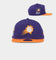 New Era Phoenix Suns "Purple Valley" Old Golfer Snapback Purple/Orange