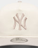 New Era New York Yankees Old Golfer Snapbck Chrome White