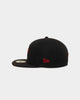 New Era Chicago Bulls "Scarlet Bottom" 59FIFTY Fitted Black/Scarlet