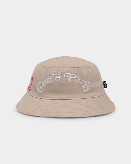 Carre Peace Bucket Hat Stone