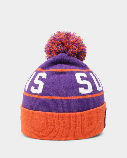 Mitchell & Ness Phoenix Suns Pom Beanie Purple