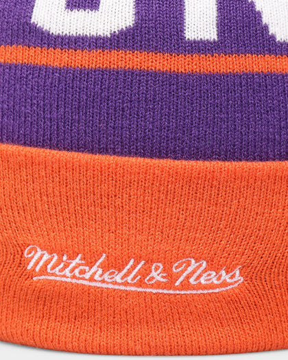 Mitchell & Ness Phoenix Suns Pom Beanie Purple