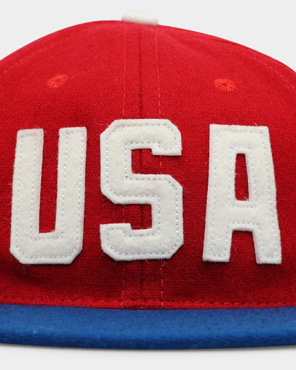 Ebbets Field Flannels USA National Team 1956 Strapback Red